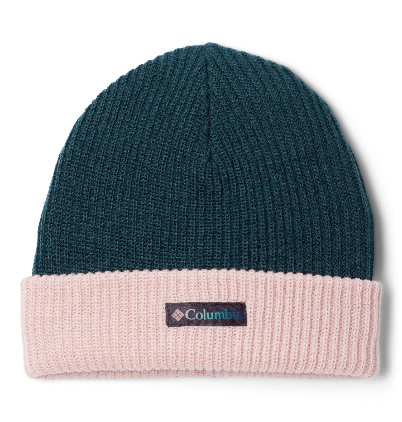 Columbia Whirlibird Cuffed Beanie - Kids OS Night Wave - Dusty Pink