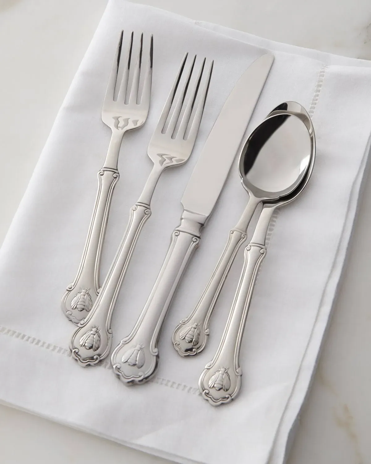 Wallace Napoleon Bee 5-Piece Stainless Steel Place Setting, Service for 1