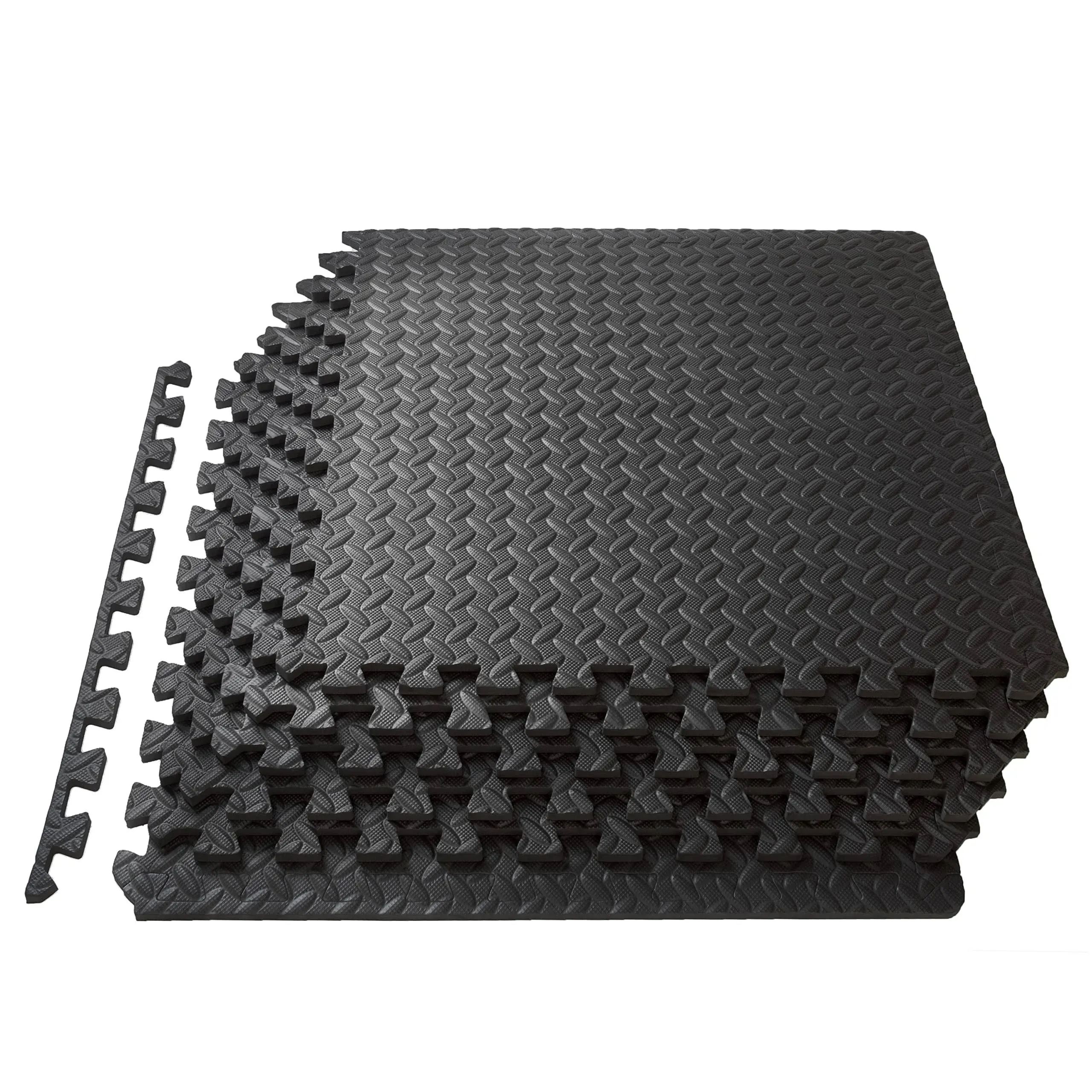 NEW ProSource Exercise Mat High Quality Interlocking Tiles Covers 24 Square Feet