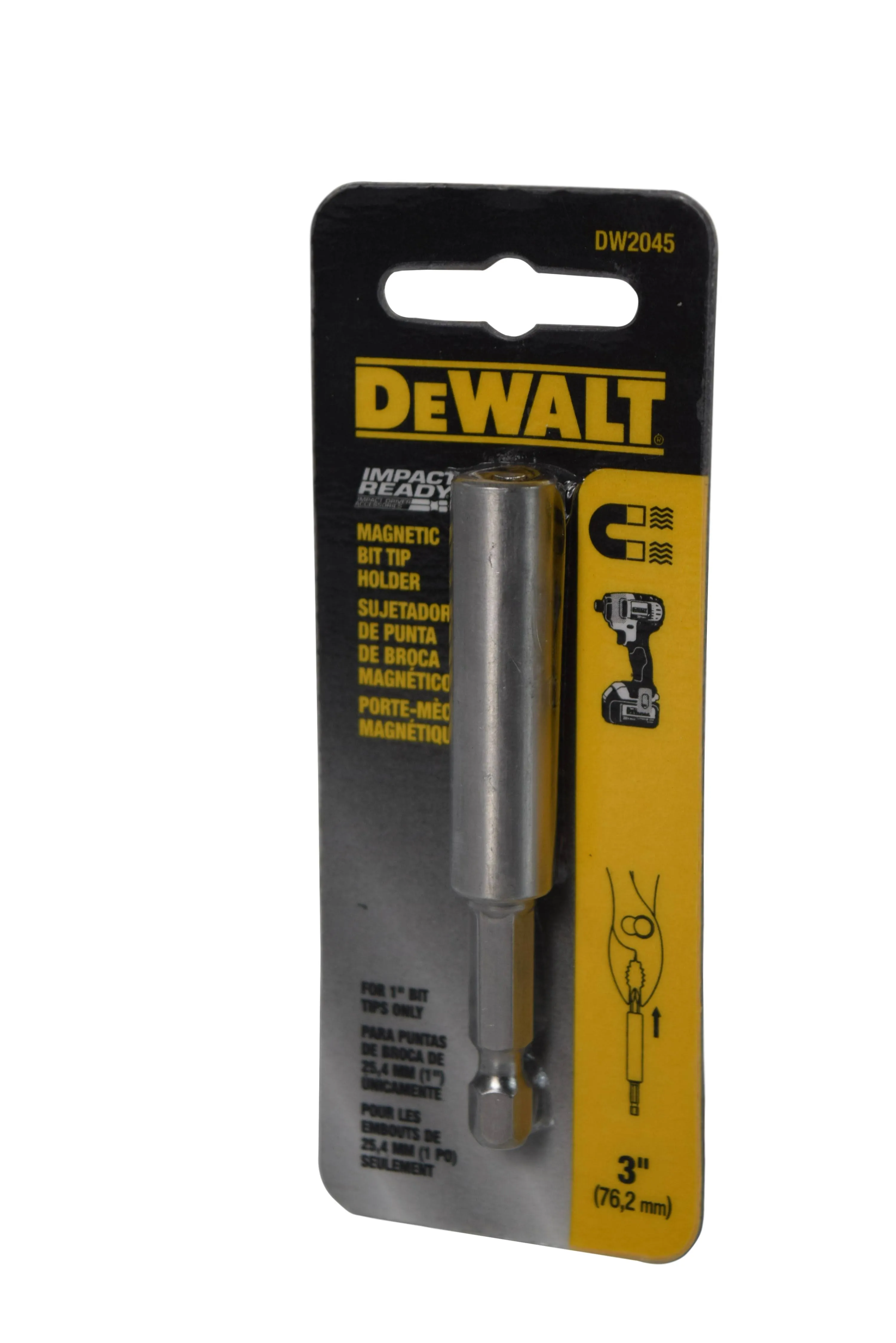 DeWalt DW2045 3 in. Magnetic Bit Tip Holder