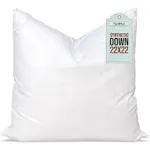 Pillowflex Synthetic Down Pillow Insert for Sham Aka Faux / Alternative (22 inch by 22 inch)