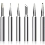 Igreat 6pcs Soldering Tips for Weller St Series Tip Replace Weller ST7 WLC100 SP40L / SP40N and WP25 WP30 WP35 Irons Tips