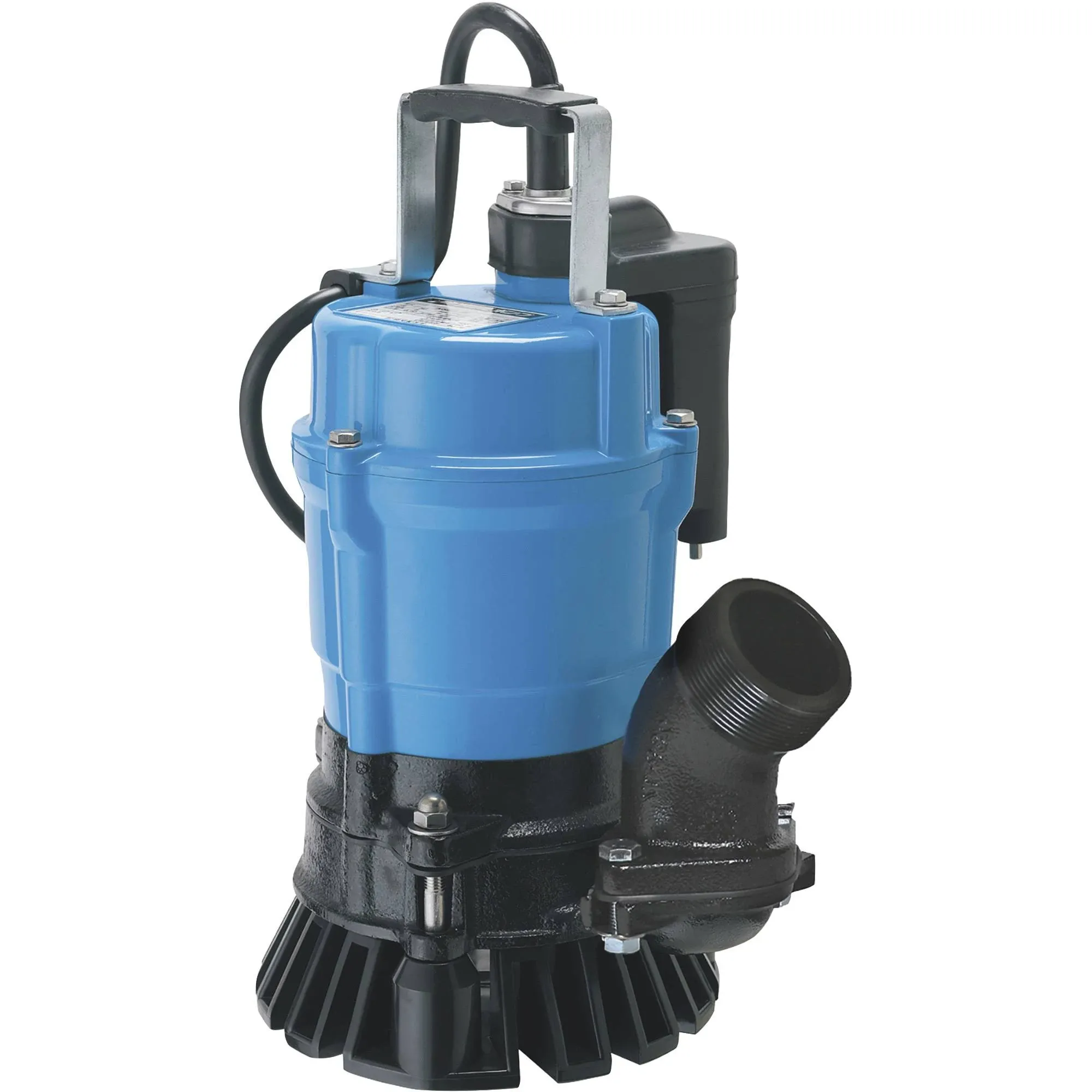 Tsurumi Pump HSE2.4S 2" 1/2HP Submersible Trash Pump with Automatic Relay Switch Blue