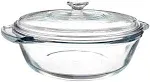 Anchor Hocking 2 Quart Round Glass Casserole Baking Dish