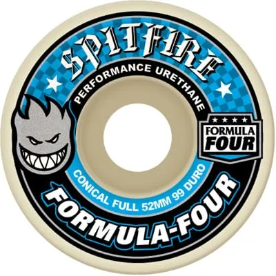 Spitfire Conical Full Formula Four Wheels 53mm