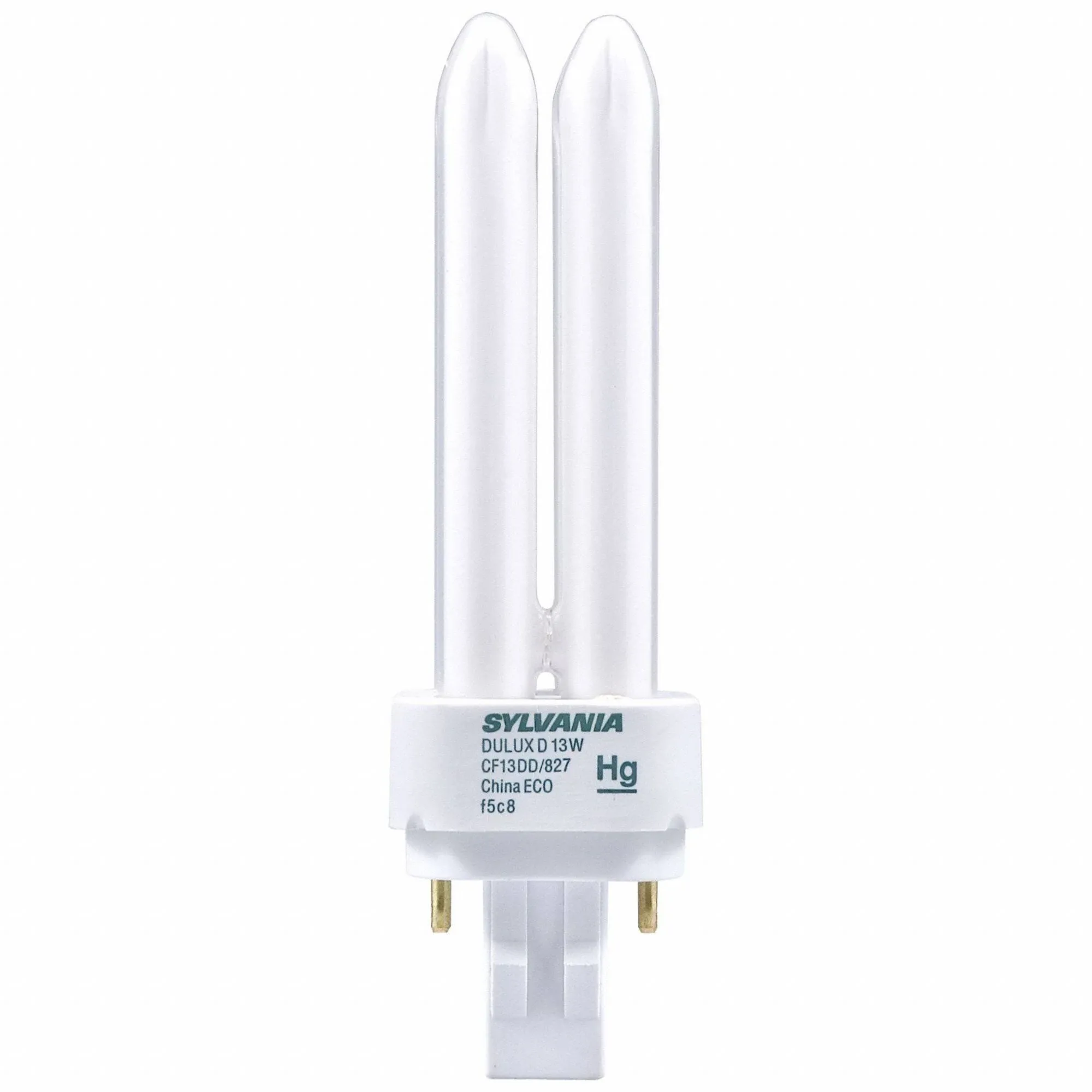 Sylvania 20942 Compact Fluorescent Bulb, 13 W, T4 Lamp, G24Q-3 Lamp Base, 900 Lumens, 2700 K Color Temp