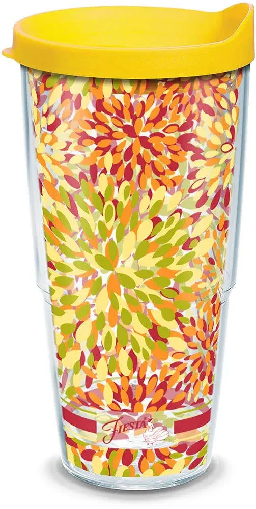 Tervis 24oz Double-Walled Insulated Tumbler with Lid | Fiesta Calypso - Sunny