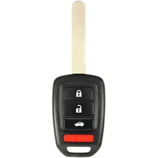 Remote Key Fob Compatible with Honda 2016 2017 2018 2019 2020 4b FCC#MLBHLIK6-1TA ...