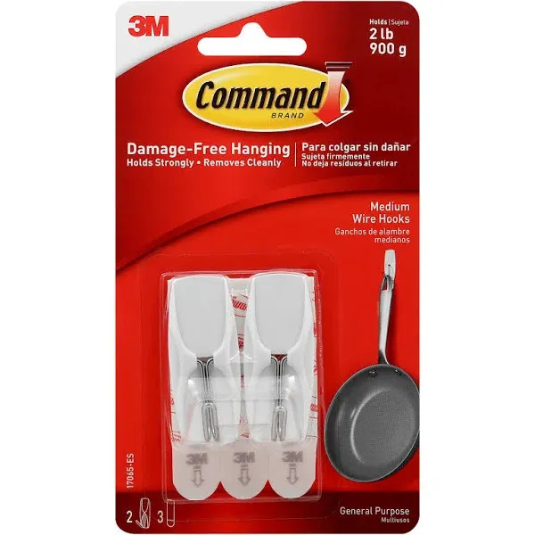 Command Medium Wire Hooks