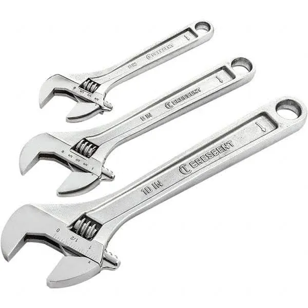 Crescent AC3PC Adjustable Wrench Set