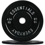 Balancefrom Color Coded Olympic Bumper Plate Weight Plate with Steel Hub