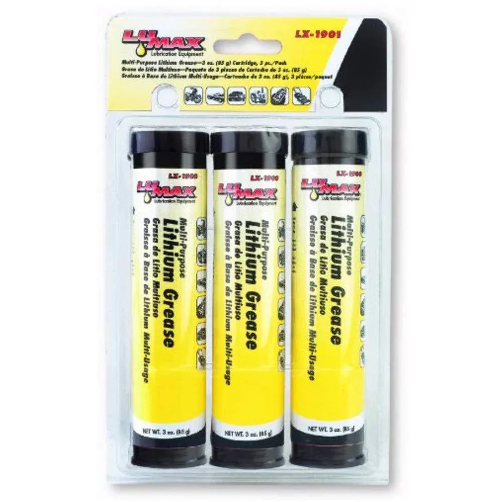 Lithium Grease 3 oz. Cartridge (3 pcs./Pk.)