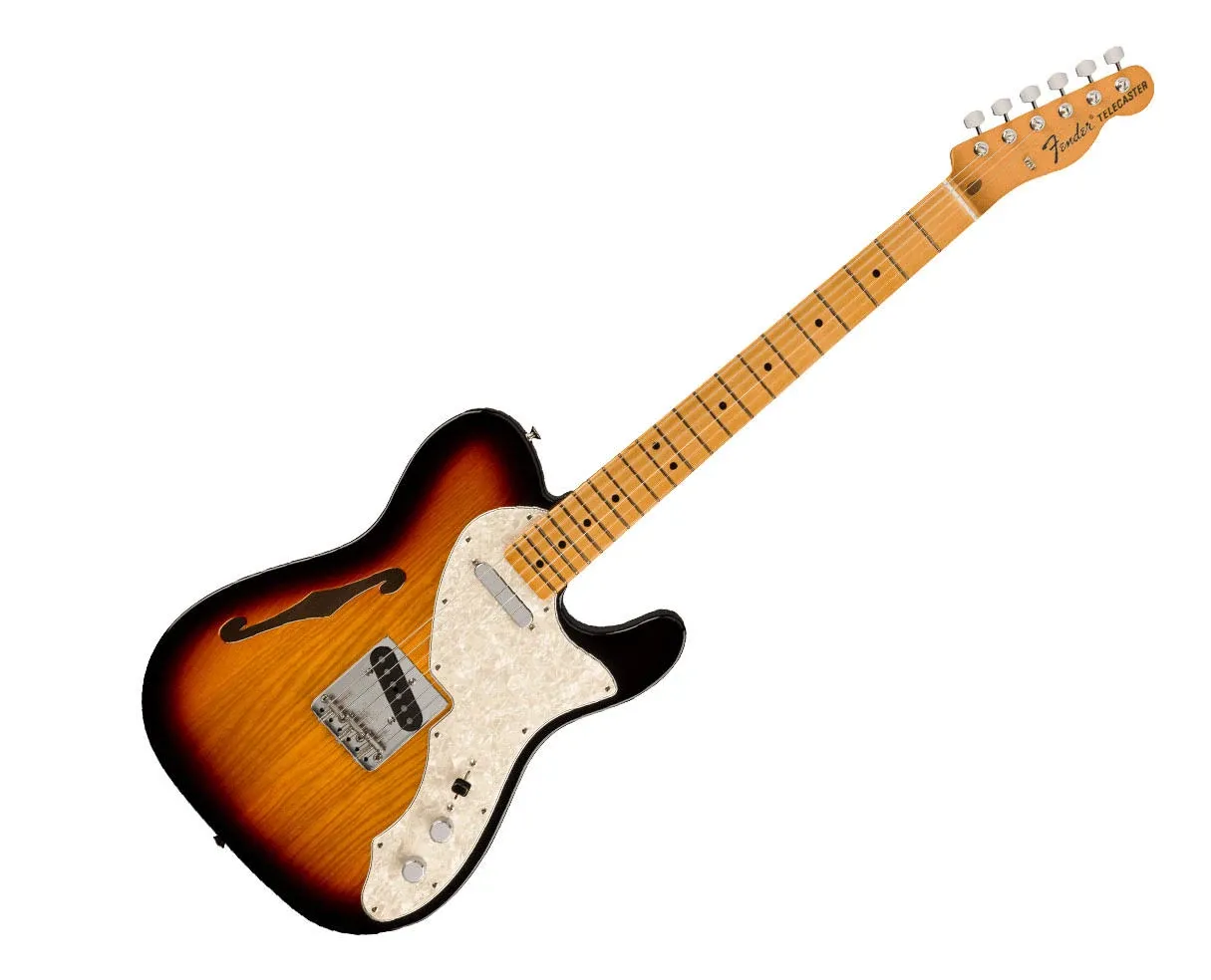 Fender Vintera II &#039;60s Telecaster Thinline, Maple Fingerboard, 3-Color Sunburst