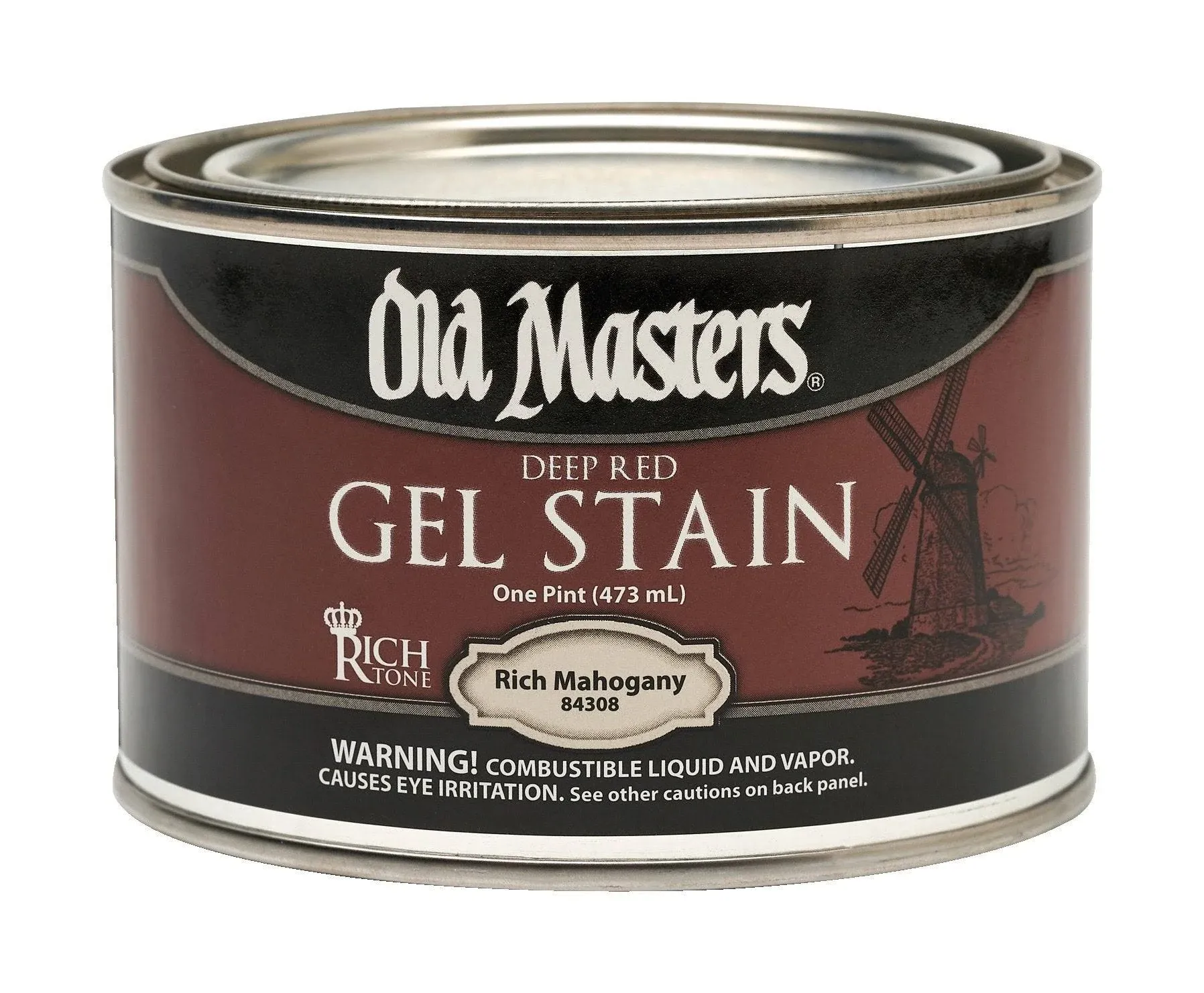 Old Masters 84308 PT Rich Mahogany Gel Stain