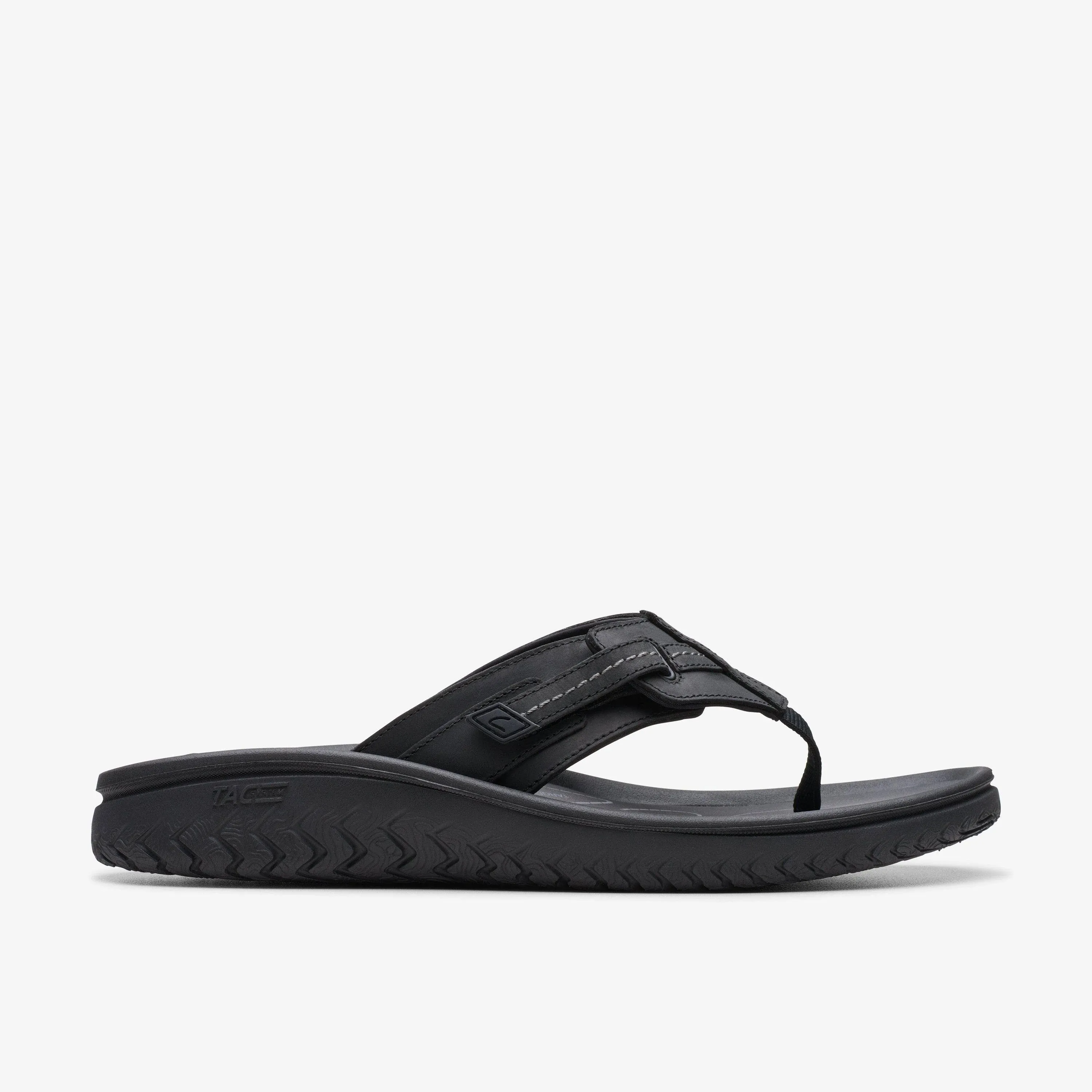 Clarks Wesley Sun Sandal | Men's | Black | Size 12 | Sandals