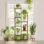 Unbranded Corner Plant Rack 56&#034; Heavy Duty UV Resistance Shelves Brown (9-Tier)