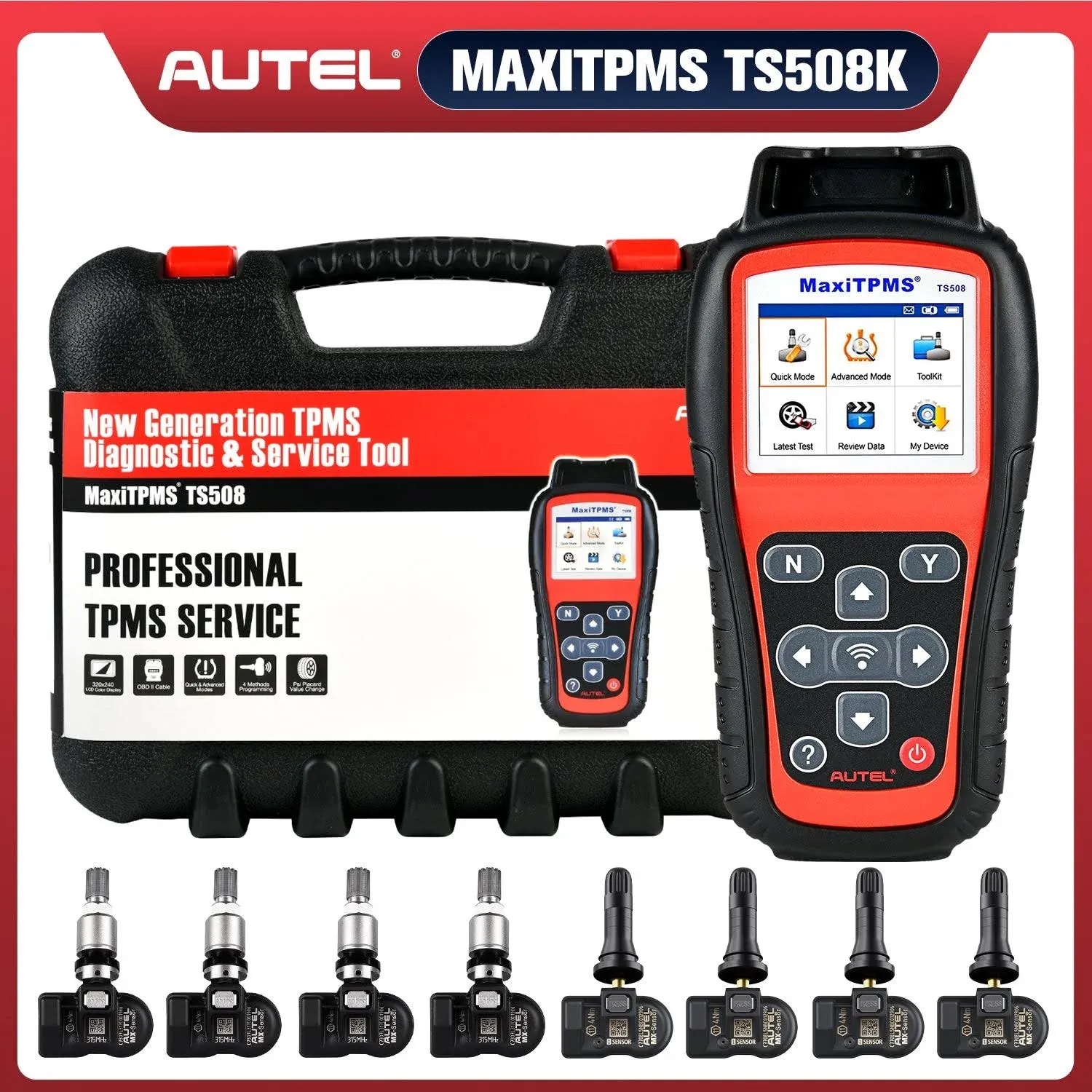 Autel MaxiTPMS TS508WF TPMS Relearn Tool