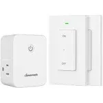 DEWENWILS Indoor Remote Control Outlet, Remote Wall Light Switch, Wireless On Off Power Switch, 100ft RF Range SHRLS21H