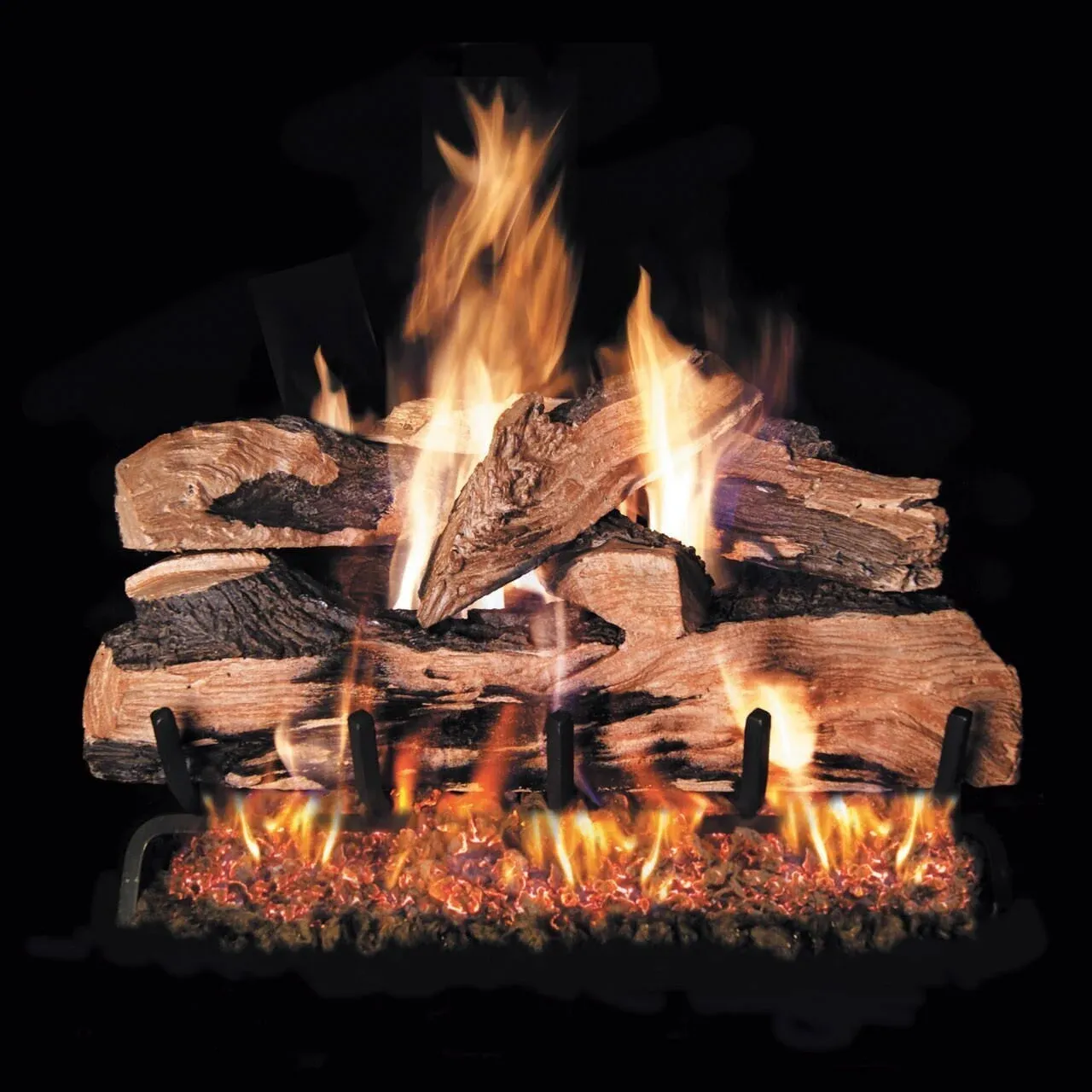 Peterson Real Fyre 36-Inch Split Oak Designer Plus Gas Logs (Logs Only - Burner Not Included)