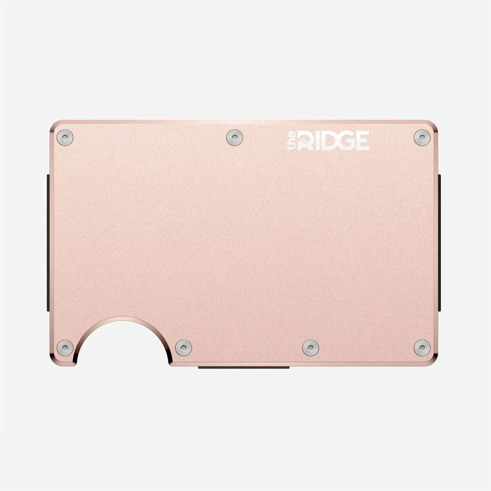 The Ridge Aluminum Wallet | Rose Gold Money Clip