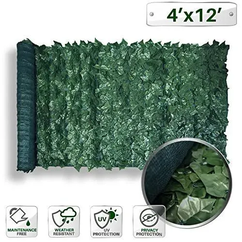 Patio Paradise 6' x 12' Faux Ivy Privacy Fence Screen