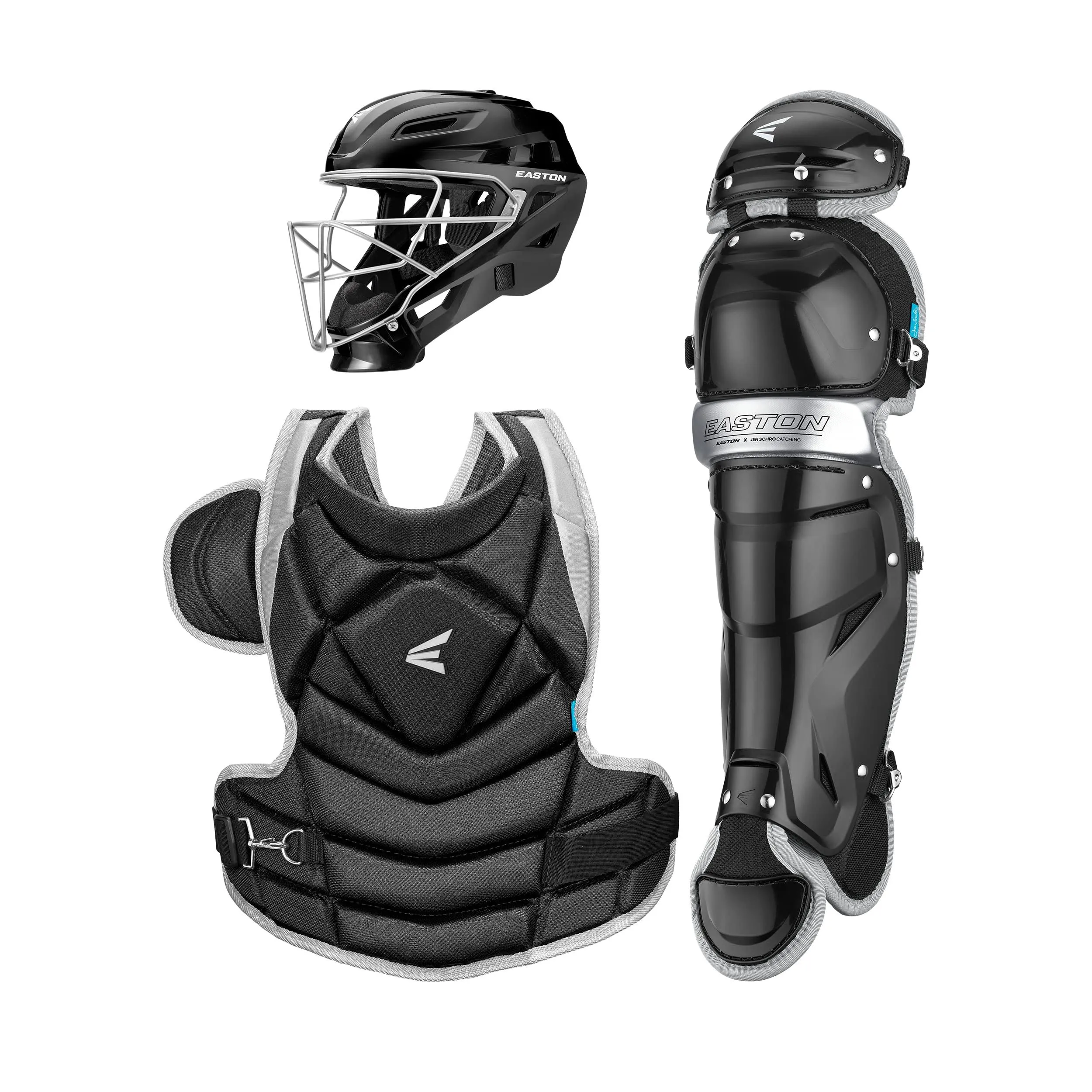 Easton | The Fundamental by Jen Schro Fastpitch Softball Catcher's Equipment | Box Set | NOCSAE Certified | Multiple Sizes/Colors