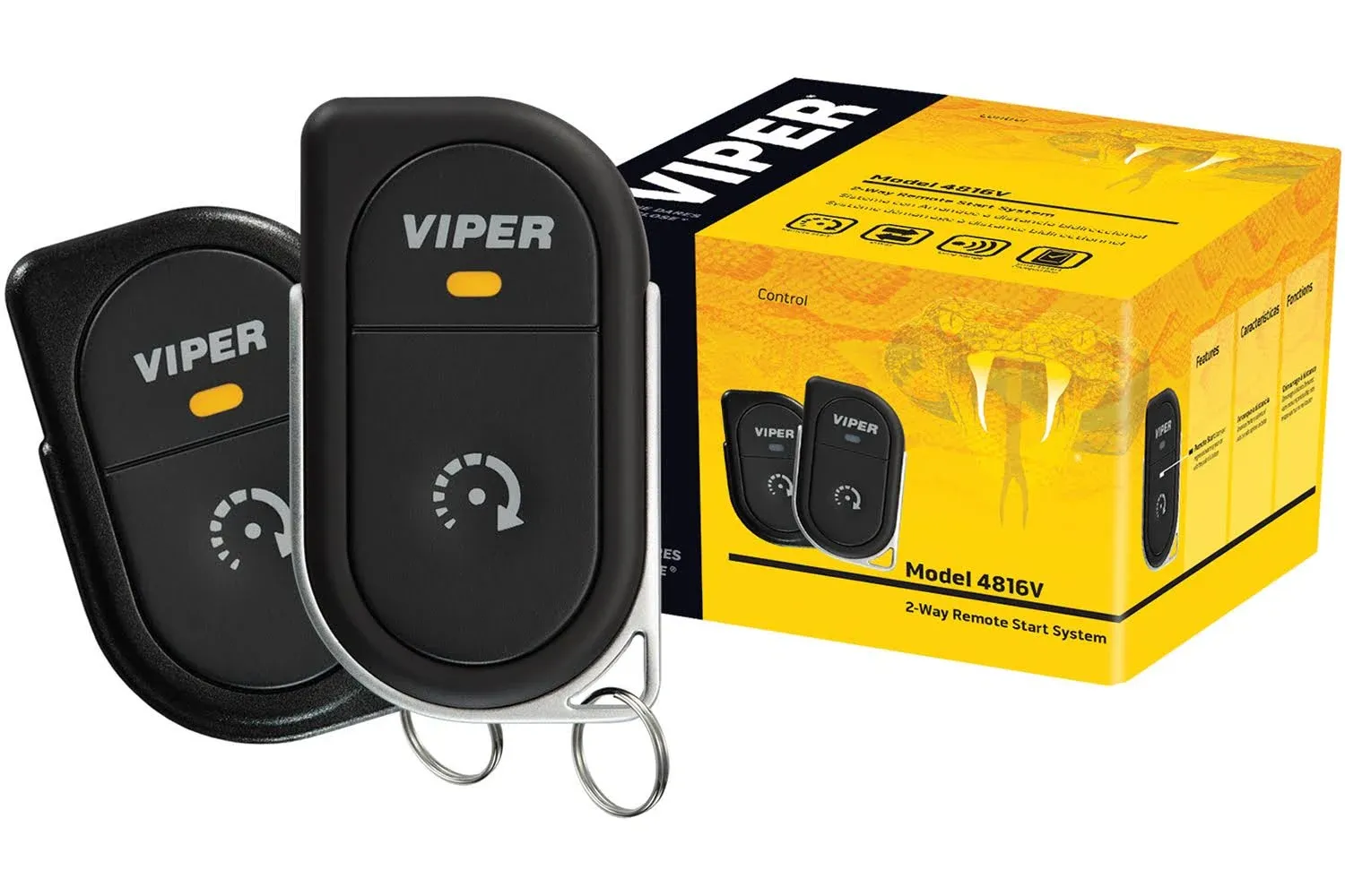 NICE VIPER KEYLESS REMOTE ENTRY CONTROL FOB ALARM EZSDEI7816 7816V - TESTED!