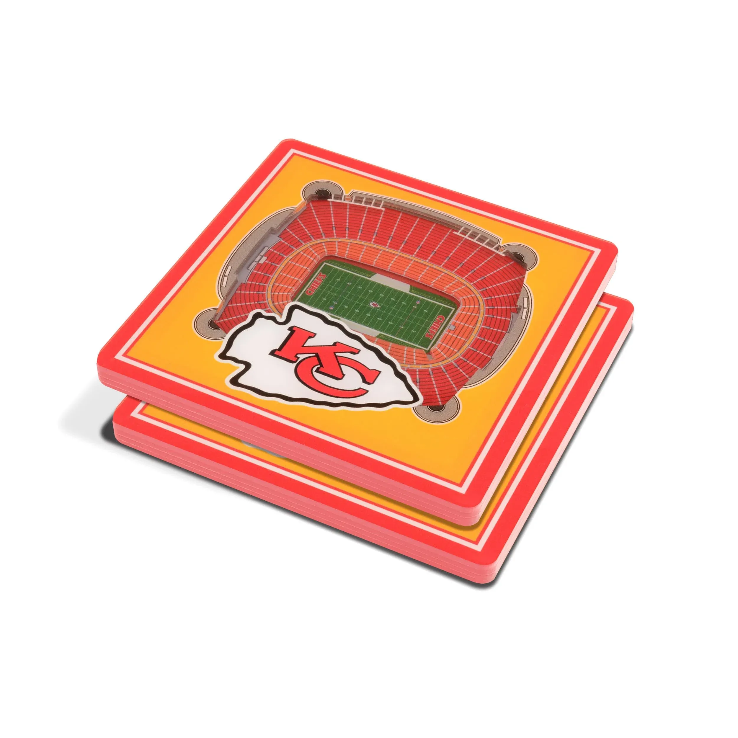 Youthefan 3D StadiumView Coasters Kansas City Chiefs