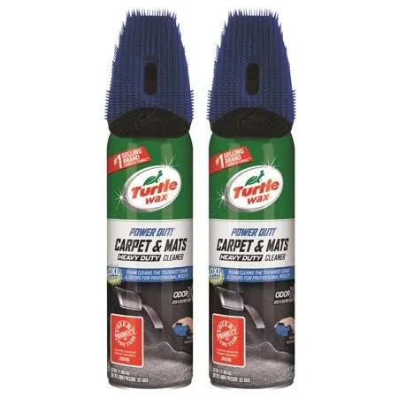 Turtle Wax Power Out! Carpet &amp; Mats Cleaner &amp; Odor Eliminator 18 Fl Oz 2-Pack