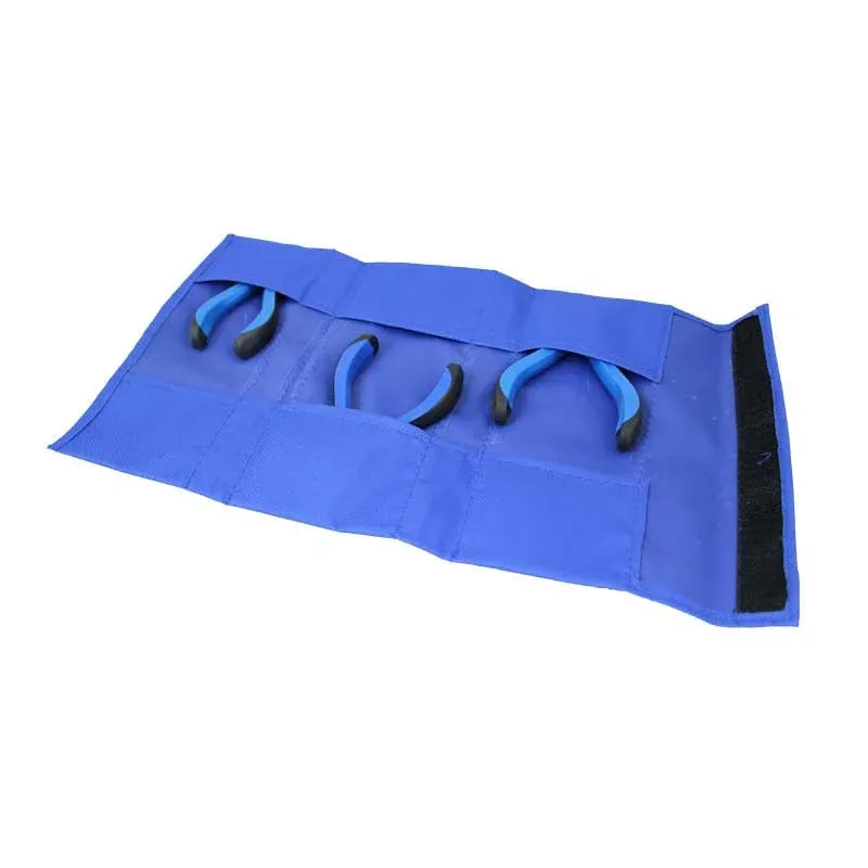 Canvas Tool Pouch Blue 6 Pouches