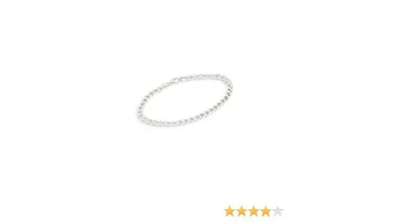 Miansai Mens 4mm Cuban Chain Bracelet