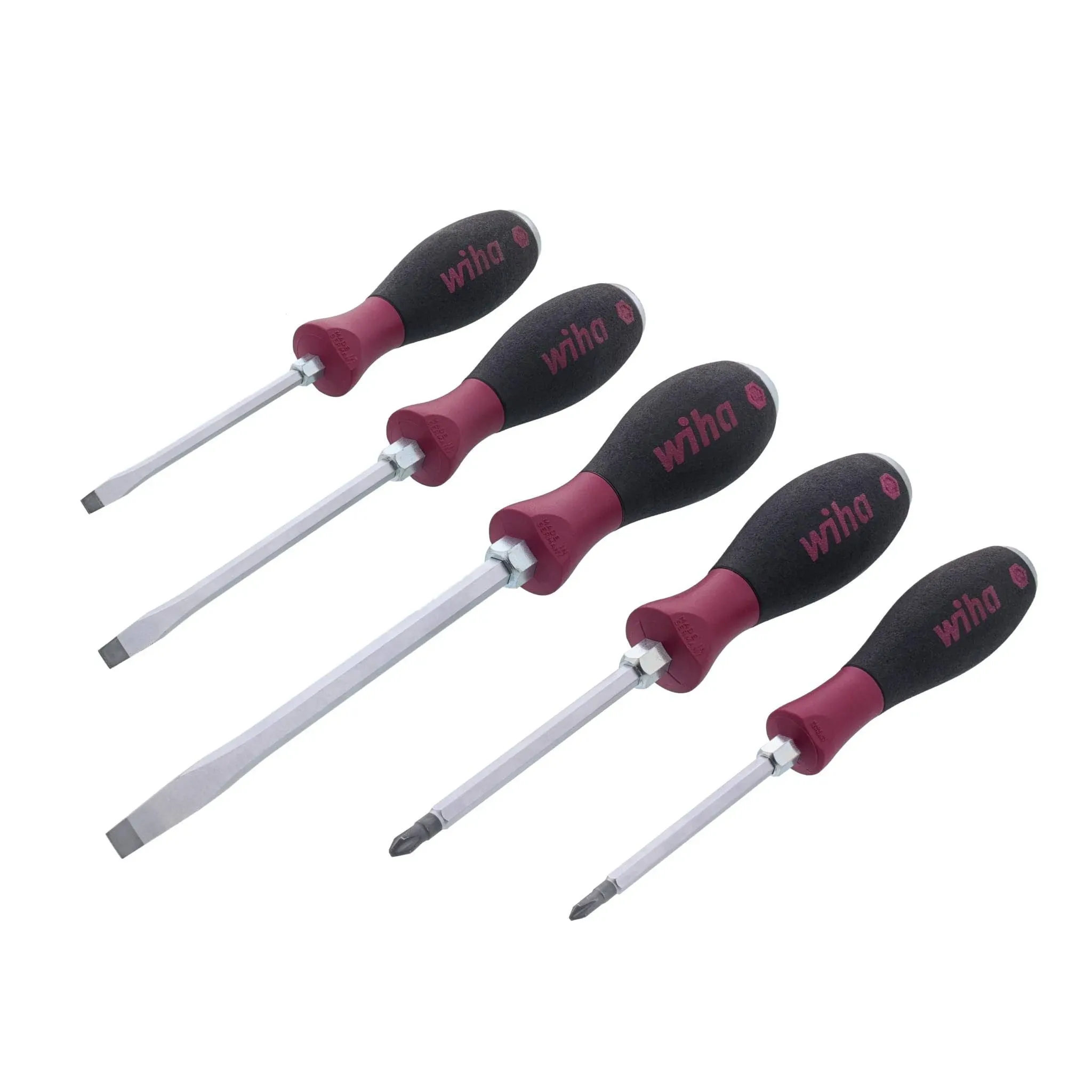 5 Pc. MicroFinish X Heavy Duty Slotted and Phillips Screwdriver Set