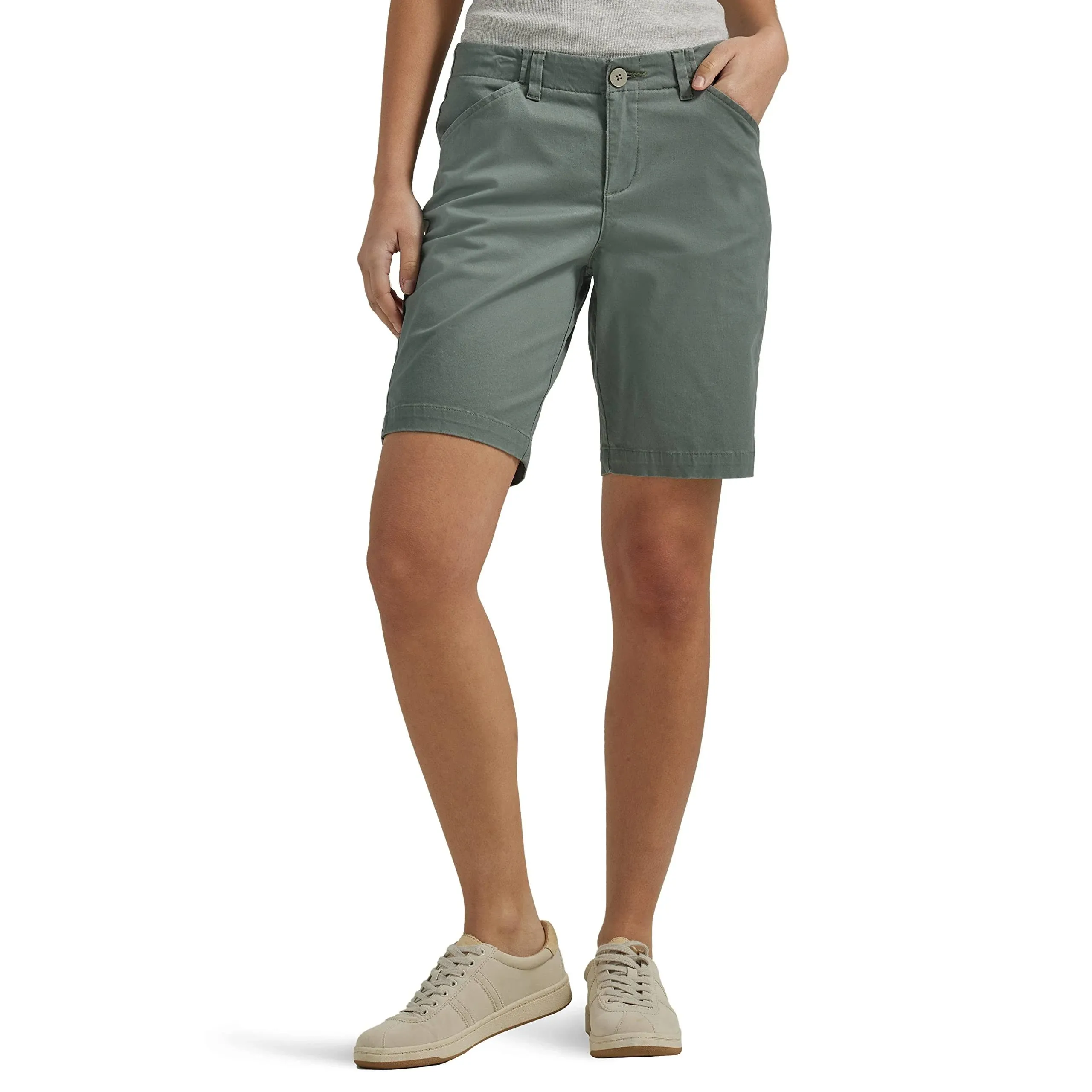 Lee Women's Legendary 9" Chino Bermuda Shorts