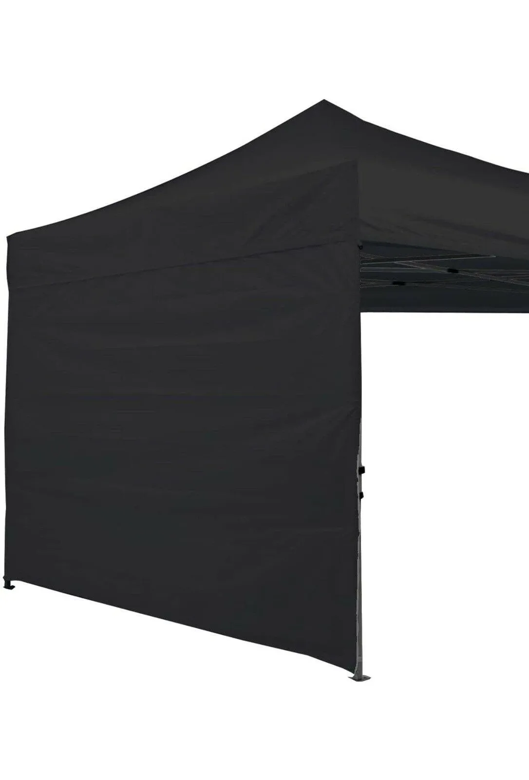 ABCCANOPY Instant Canopy SunWall 10x10 FT, 1 Pack Sidewall Only, Black