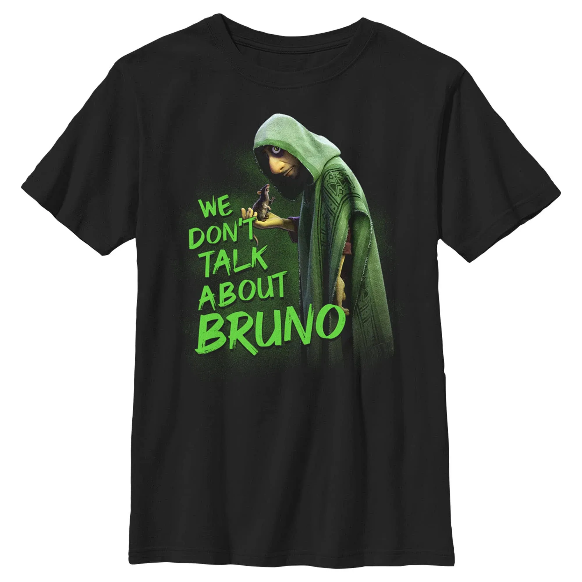 Encanto Boy's We Don't Talk About Bruno T-Shirt Black