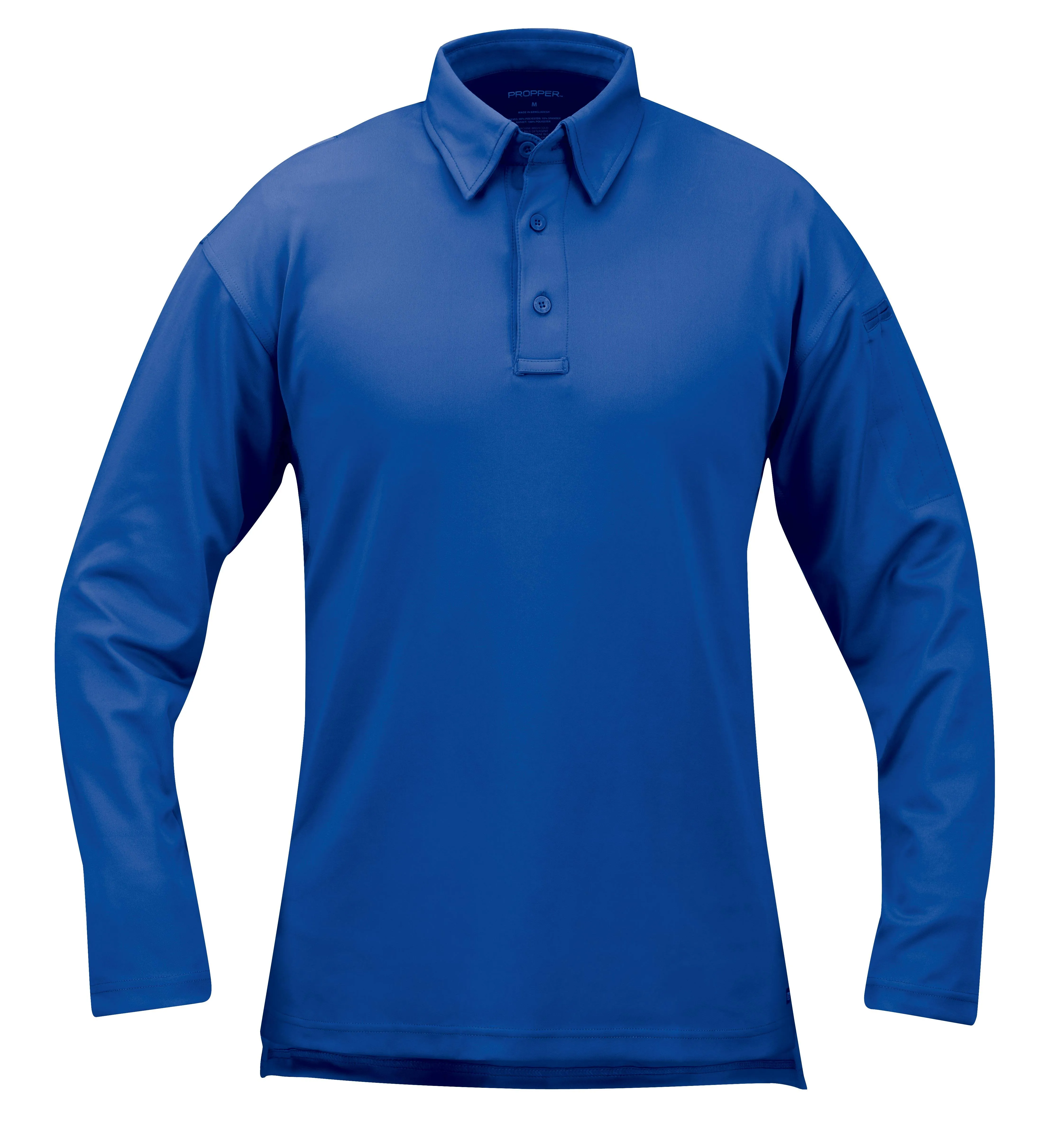 Propper I.C.E Mens Performance Polo Long Sleeve - 3XL - Cobalt Blue