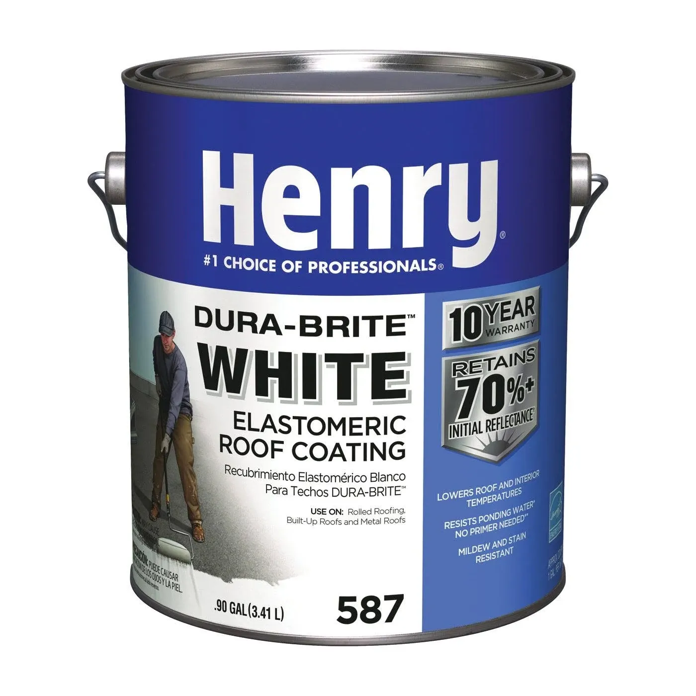 Henry HE587046 Roof Coating White