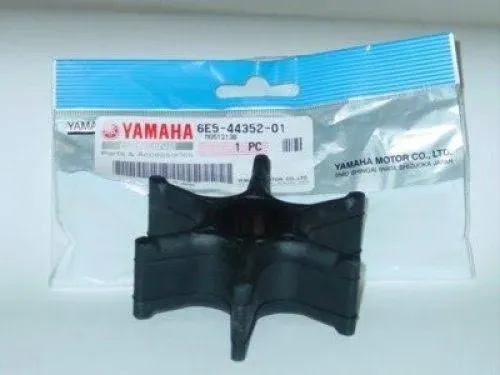 Yamaha New OEM Water Pump Impeller, 6E5-44352-01-00