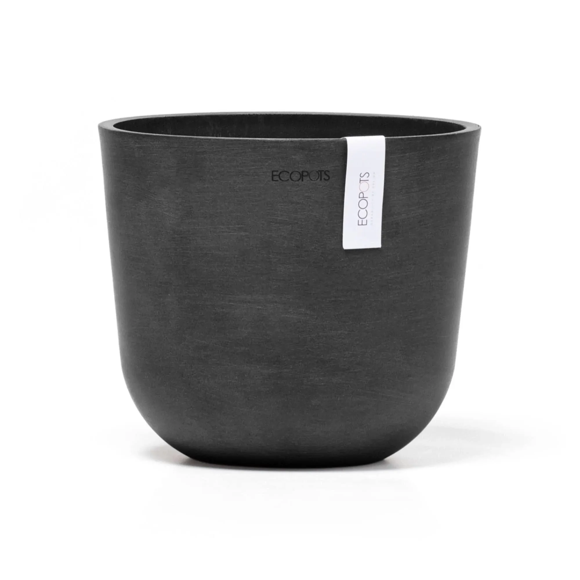 Ecopots Oslo Durable Indoor/Outdoor Modern Recycled Standard Plastic Planter Flower Pot