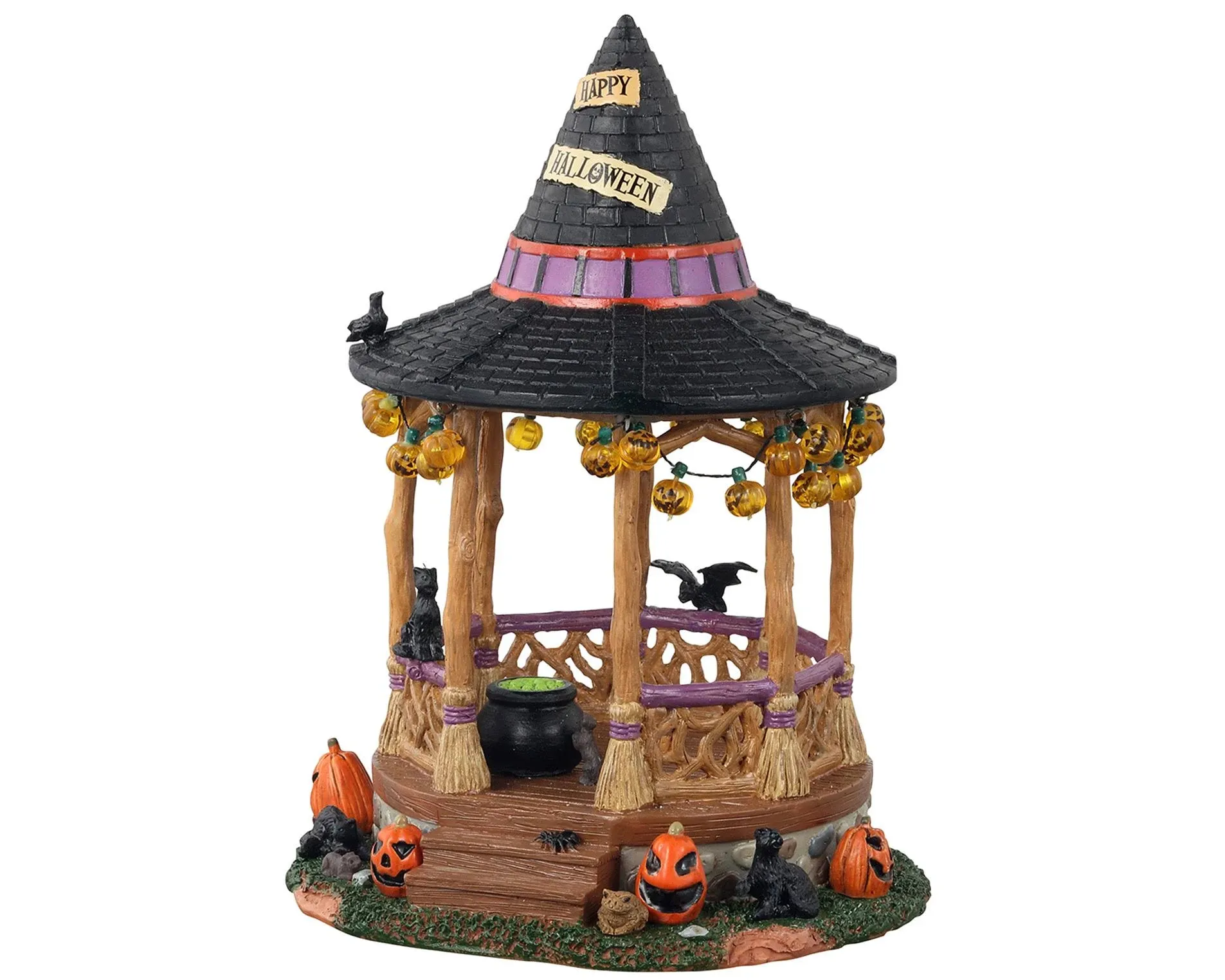 New Lemax 2021 Spooky Town Witches Gazebo #13553 Table Accent