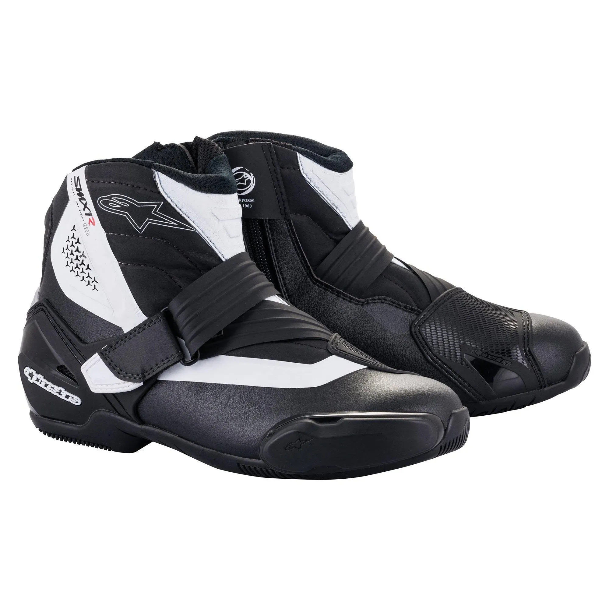 Alpinestars SMX-1 R V2 Boots - Black/White - 38