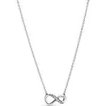 Pandora Women's Sparkling Infinity Sterling Collier Necklace