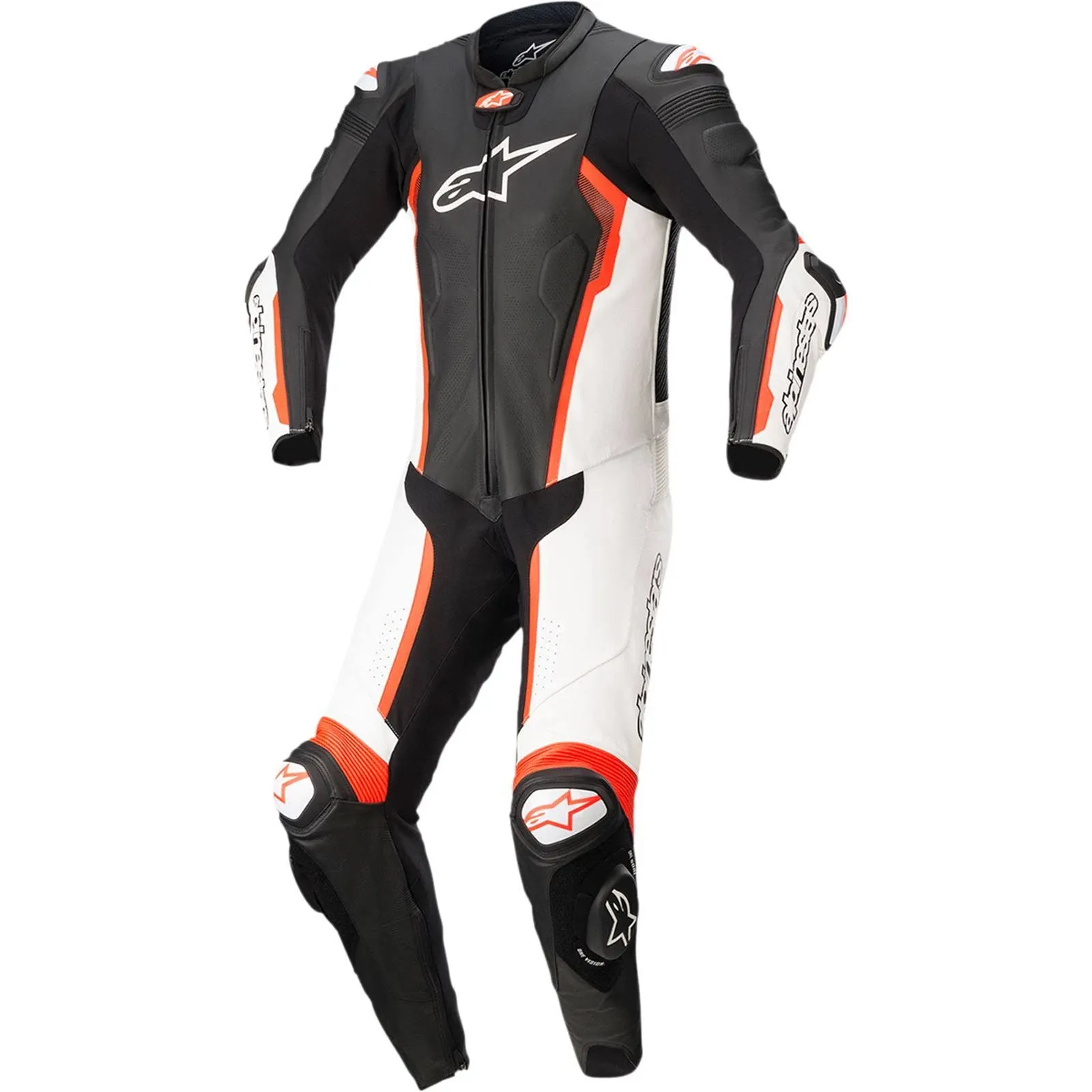 Alpinestars Missile V2 1-Piece Suit-Black/White/Red-46