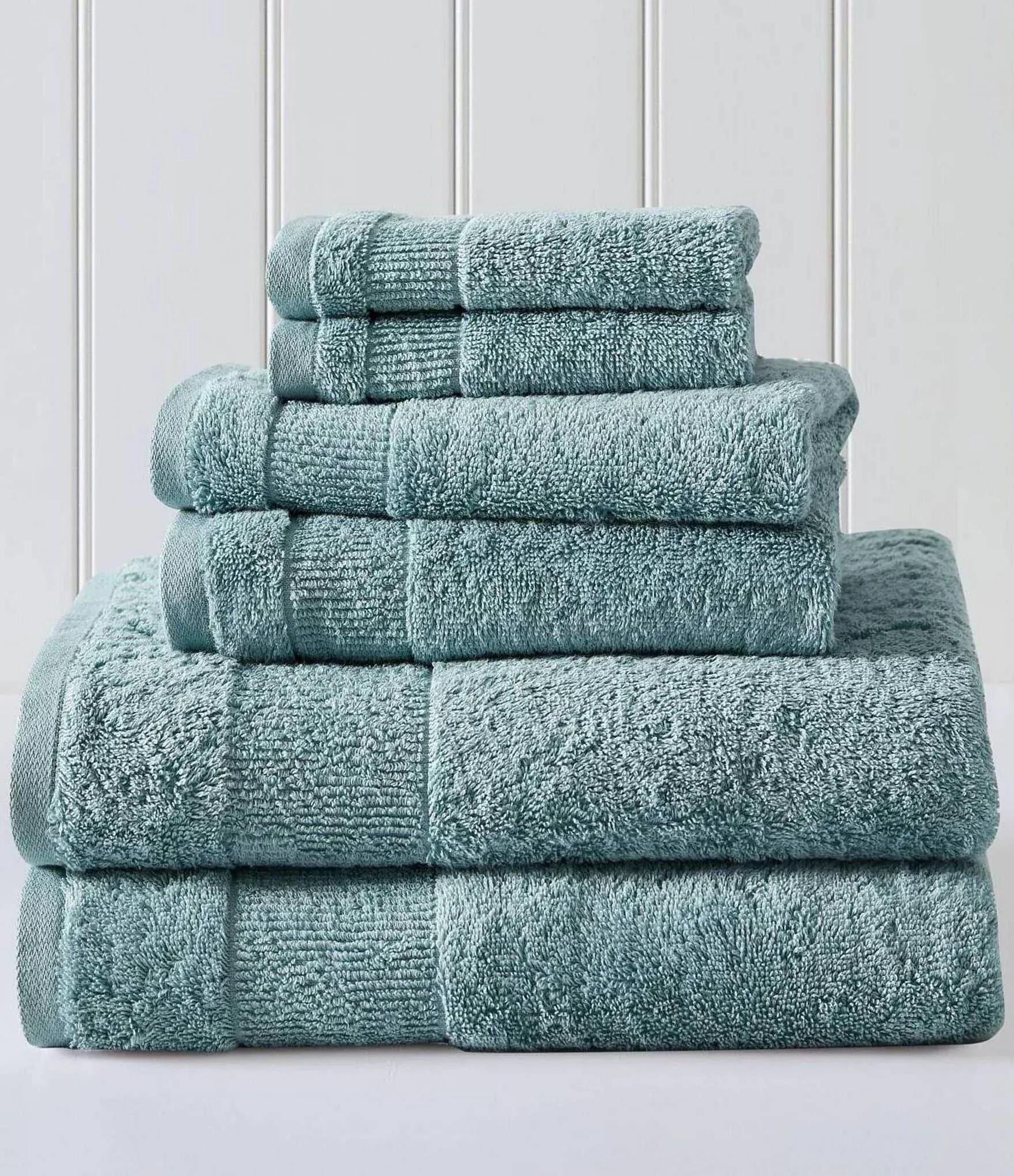 Tommy Bahama Island Retreat 6-Piece Blue Cotton Towel Set