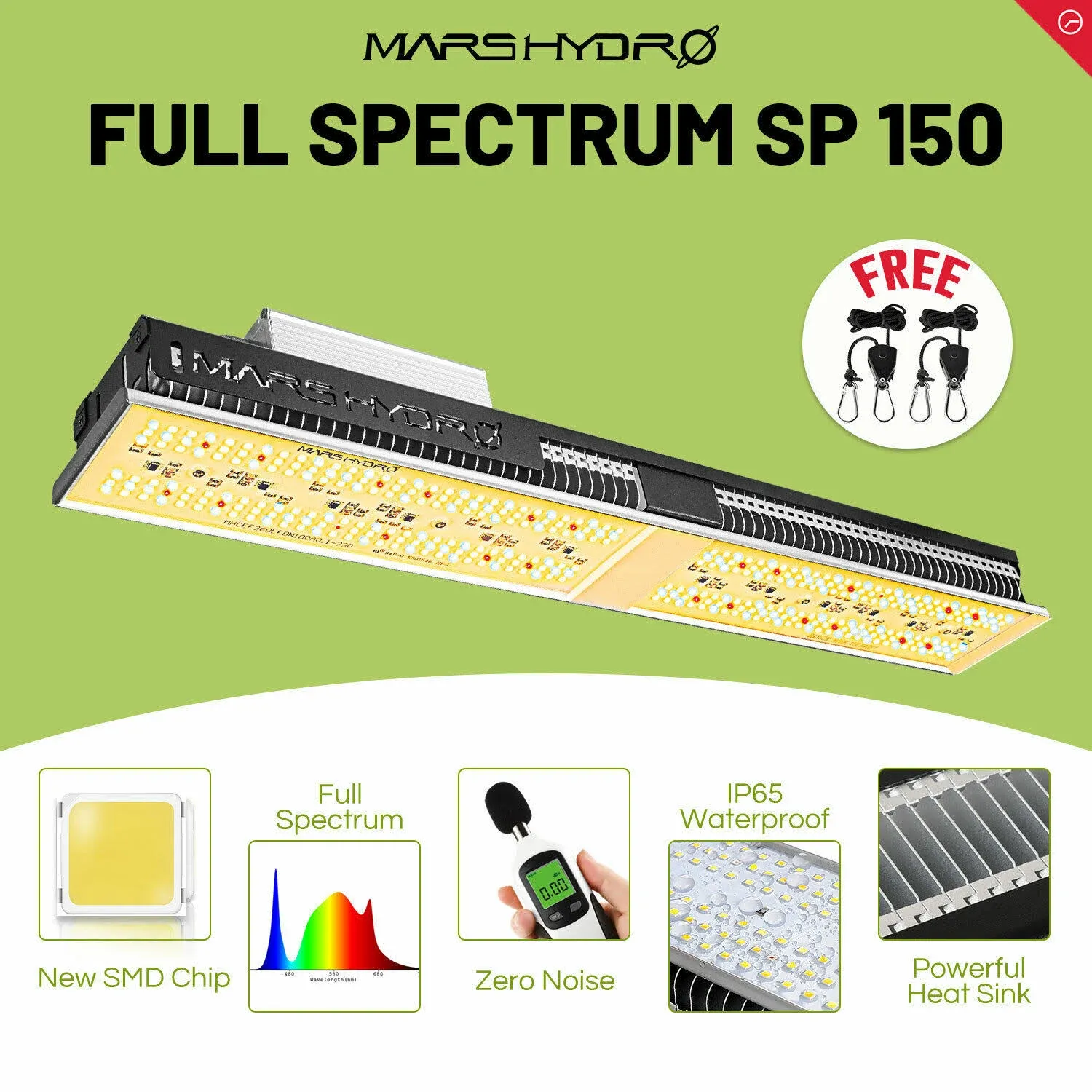 Mars Hydro TS 600W 1000W 2000W 3000W LED Grow Lights Full Spectrum Indoor Plants Veg Bloom Panel TS 600