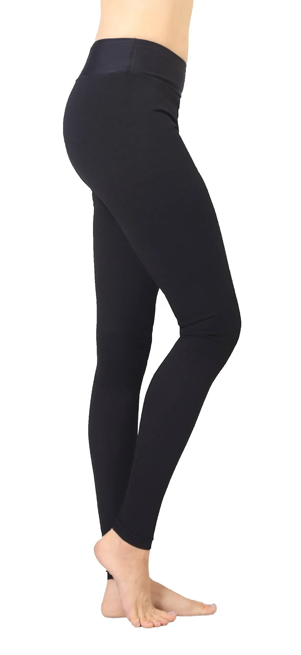 Terramed Extra Firm Footless Graduated Compression Microfiber Leggings Opaque ...