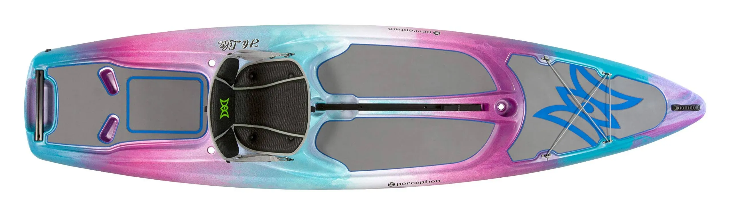 Perception Hi Life 11 | Sit on Top Kayak for Adults | Hybrid SUP Stand up Paddle Board Kayak | 11'