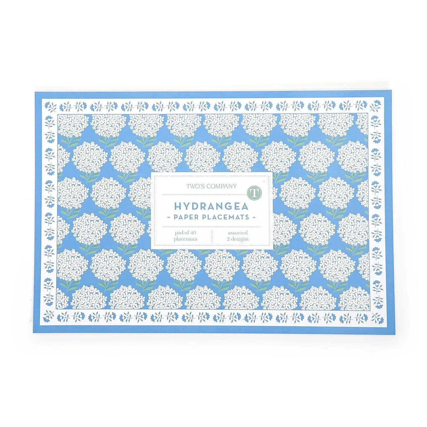 Hydrangea Paper Placemats