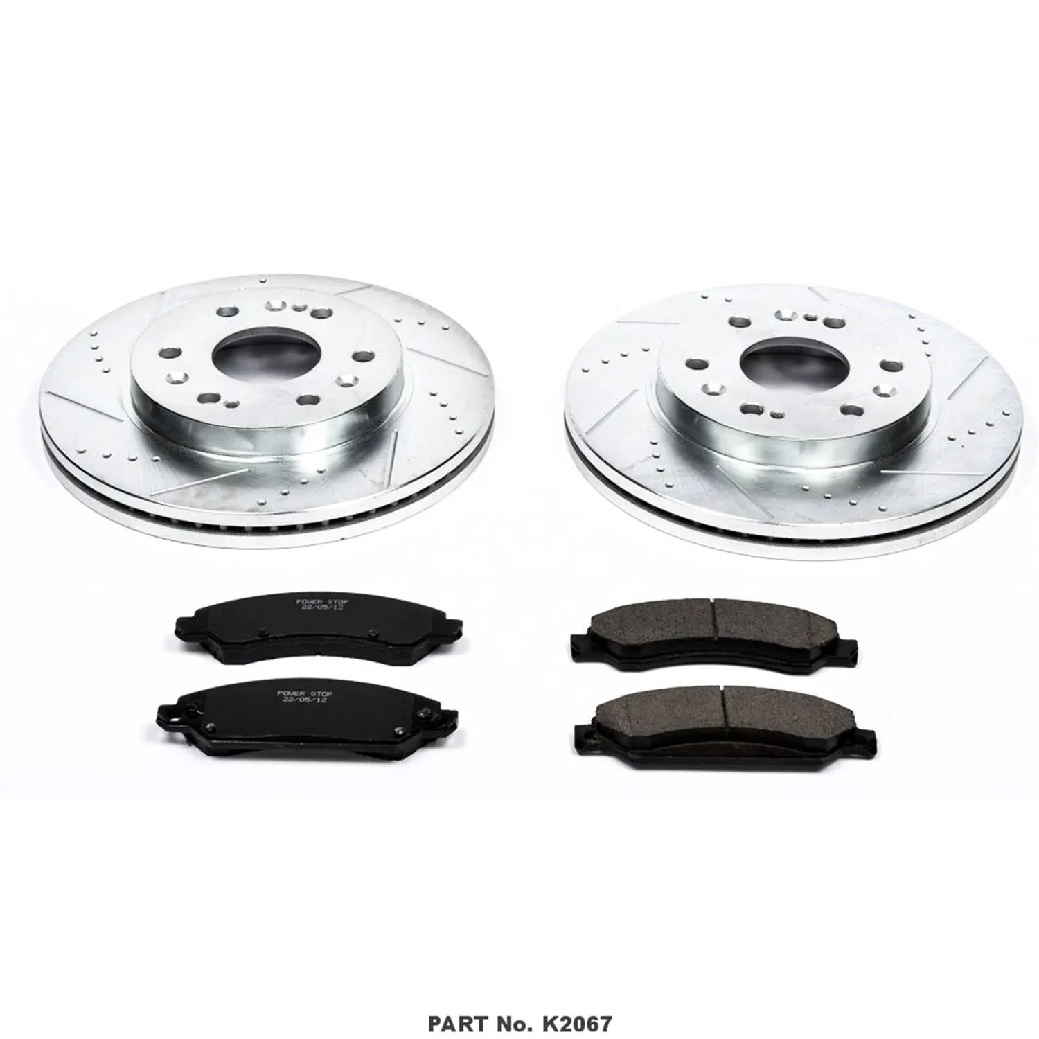 Power Stop K2067 - Front Z23 Evolution Sport Brake Kit