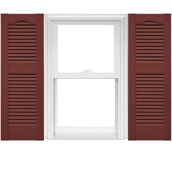 Mid America Open Louver Vinyl Shutters